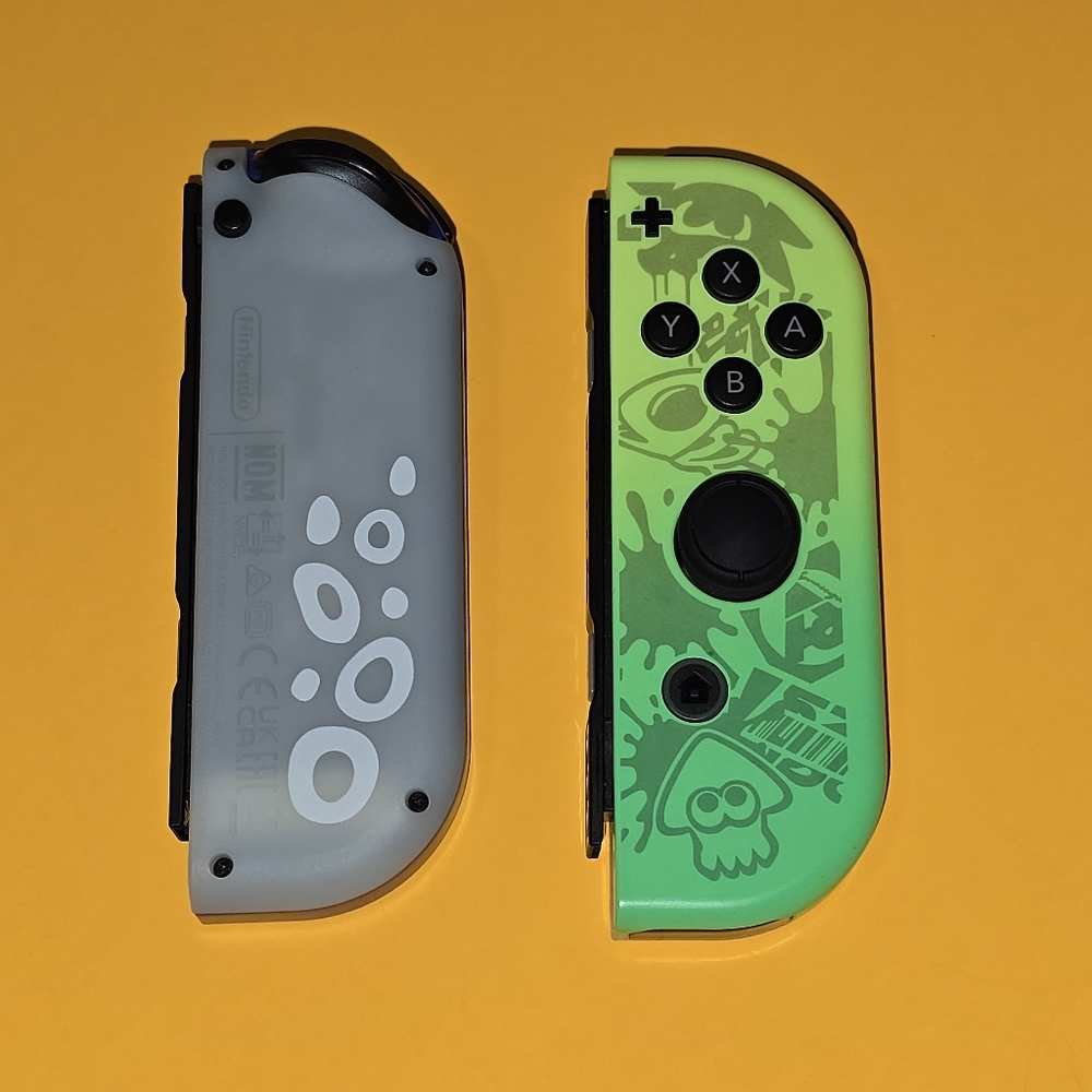 Nintendo Switch Splatoon 3 OLED Joycons OEM Authentic Nintendo Exc Cond